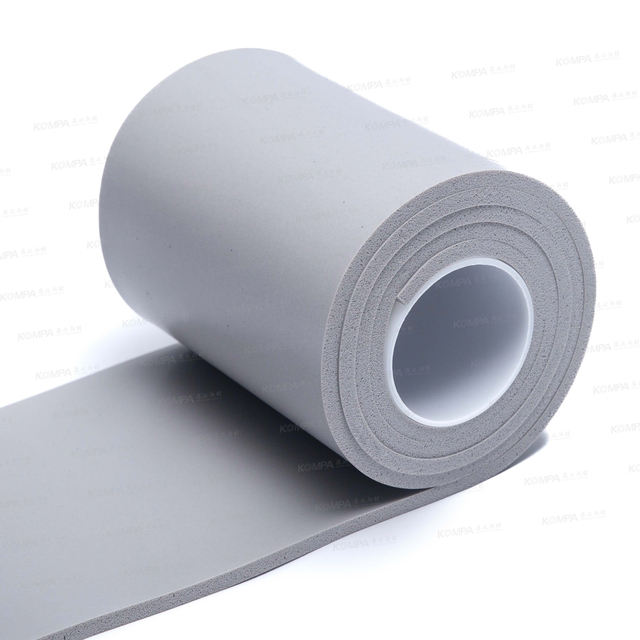 custom silicone foam gasket with adhesive backing